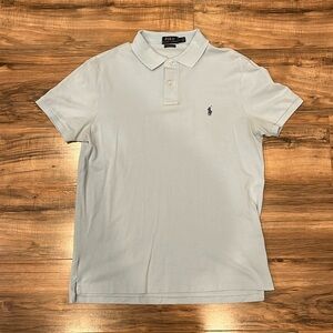 Ralph Lauren Polo slim fit stretch, Large, light blue